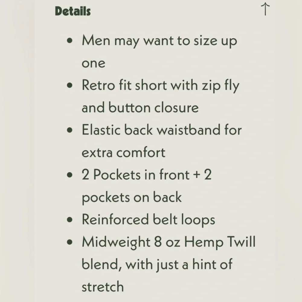 Jungmaven Venice Hemp/Organic Cotton Shorts, M - Picture 10 of 11